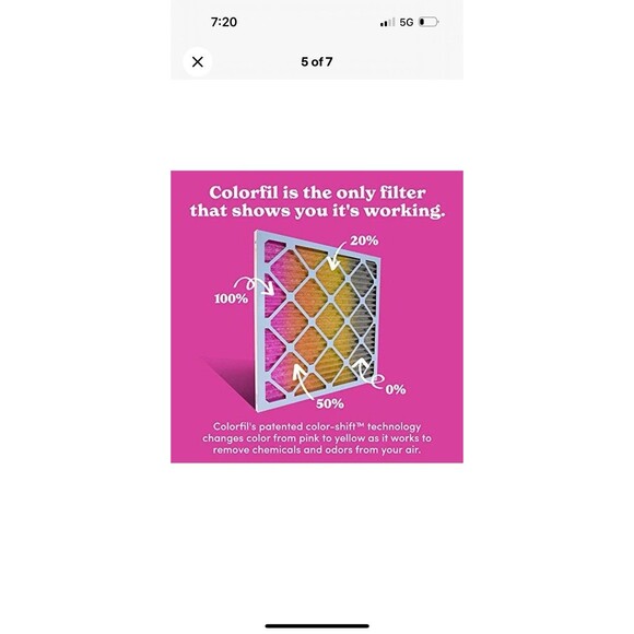 Air Filter MERV 8 Pets Deodorizing HVAC System Pet Hair Removal 6 Pack New - Picture 9 of 11